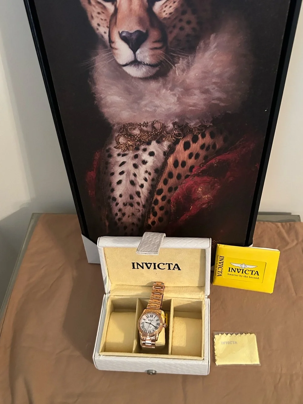 INVICTA NWT Authentic Rose Gold Watch with Case - Unisex